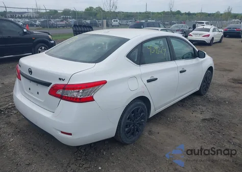 2015 Nissan Sentra Fe+ S/S/Sl/Sr/Sv z USA, uszkodzony, nr VIN 3N1AB7AP6FY257796